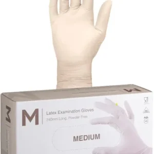 Gloves Latex Power Free 100's -  Medium